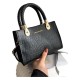 Texture bag female 2024 new fashion versatile INS shoulder bag stone pattern simple foreign qi cross -border handbag