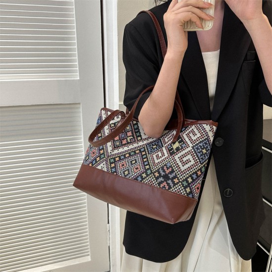 Large -capacity bag female 2024 summer new fashion versatile shoulder handbags inspiration inspi