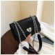 2024 Summer new fashion ladies shoulder bag design feel versatile chain bar crossbody bag casual love small square bag