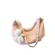 Summer large capacity oblique cross -bag female retro dumplings new simple shoulder women's bag soft leather women's backpack