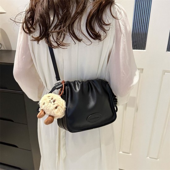 This year's popular small bags female spring and summer personalized 2024 new fashionable shoulder mesengers bag retro lady barrel bag