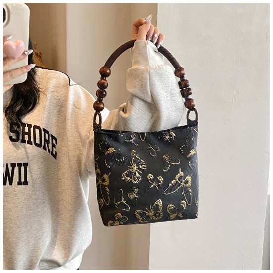 2024 new tide large -capacity bag female retro new Chinese style handbags are full of beautiful shoulder -shoulder armpit bag