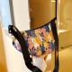 Canvas summer bag female 2024 new cartoon dumpling bag, crow crow small square bag, simple shoulder mesengers