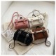 Bag female 2024 autumn and winter new Korean version of fashion retro plush small square bag handbags handbag sheets mesengers wrapped women's bag