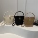 2024 autumn new trendy fashion retro shoulder bag niche design French hand -body handbody barrel bag