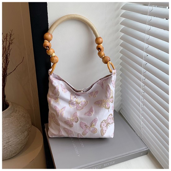 2024 new tide large -capacity bag female retro new Chinese style handbags are full of beautiful shoulder -shoulder armpit bag