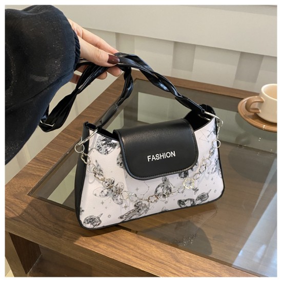 Chinese -style national wind axillary bag female 2024 new summer work commute shoulder bag fashion mesengers bag small bag