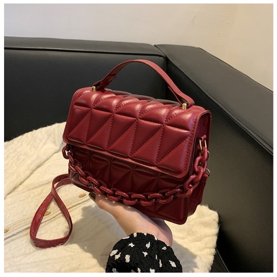 2024 new fashion trend retro handbags, small square bag chain bag, shoulder mesengers, cross -border women's bag