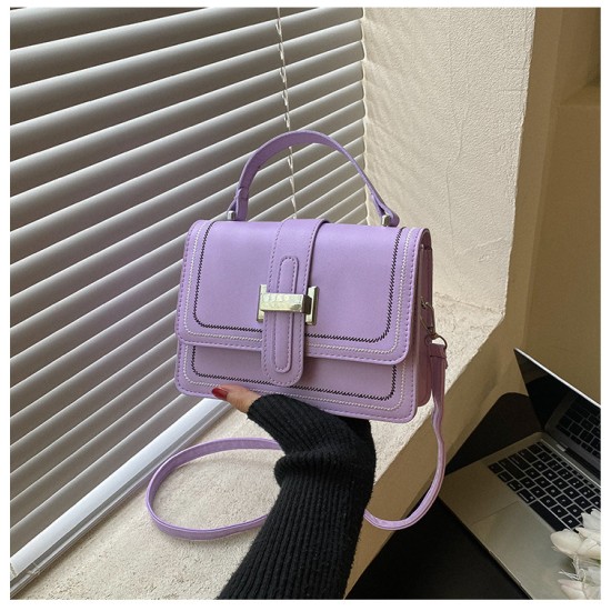 2024 new high -quality handbags, simple retro and exquisite small square bag women's fashion versatile shoulder mesengers