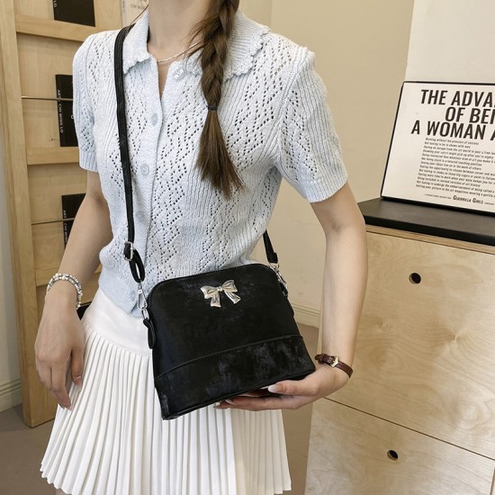 Butterfly crossbody bag large -capacity girl shell bag women's shoulder bag fashion women's bag messenger bag quality women's bag tide