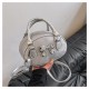 2024 new high -end sense spring and summer wild -shoulder messenger bag, butterfly knot handbag texture exquisite square bag