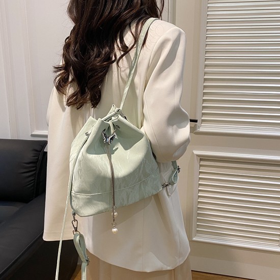 2024 Summer Fresh Shoulder Bags Women's Korean Barrel Barbar Barbar Barlier INS Shoulder Bag Chain Lower Bag