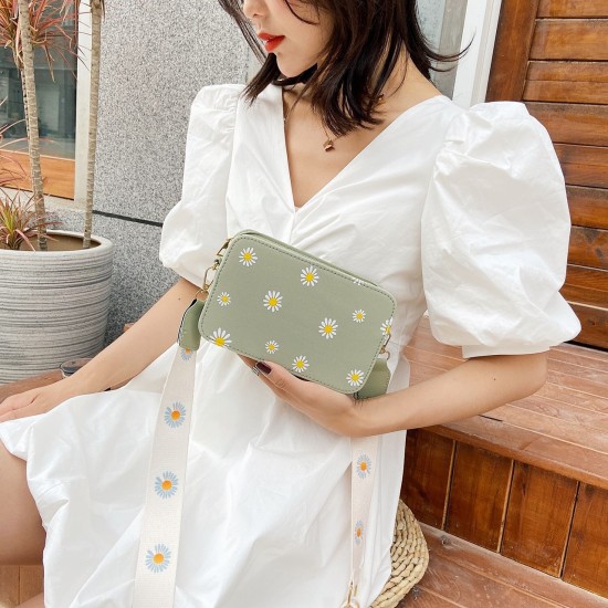 Little daisy flower bag female 2024 new fashion new fashion versatile shoulder bag foreign gas meseped mesengers wholesale