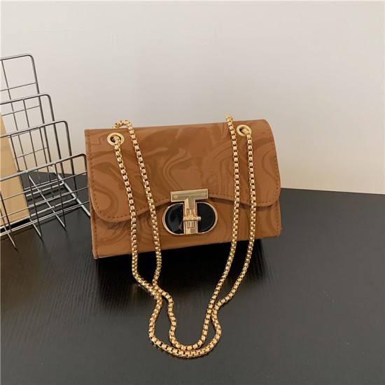 Fashion temperament versatile oblique cross -shoulder bag 2024 summer new niche square bag texture commute solid color women's bag