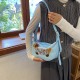 Fashionable leisure bag women's bag 2024 new foreign temperament cute cartoon dumplings bag versatile diligent crossbody bag