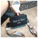 Cross -border bag women's bag 2024 new trend letters small square bag Korean version of fashion cross -body bag wild shoulder bag