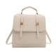 2024 new fashion leisure ladies backpack backpack niche retro buckle wild -shoulder crossbody bag