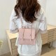 2024 new fashion leisure ladies backpack backpack niche retro buckle wild -shoulder crossbody bag