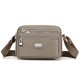 Cross -border women's bag multi -layer messenger small bag 2024 new simple waterproof nylon shoulder small square bag light shoulder bag