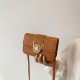 This year's popular new ladies commute small bag 2024 Summer foreign pure color simple shoulder messenger small bag