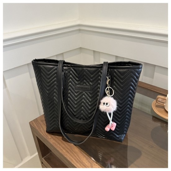 2024 new work texture commute hand -made big bag Korean version of women's shoulder axillary bags Back -to -Ulin bag foreign trade