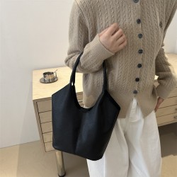 Retro commute Casual Soft Noodle Bag 2024 New Fashion Personal Personal Shoulder Axillary Tot Bag Cross -border Women's Bags