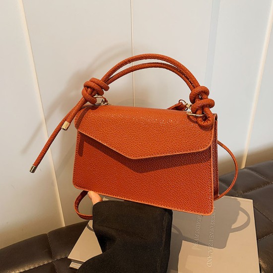 Advanced texture foreign bag handbag 2024 new fashion fashionable shoulder small square bag crossbody bag cross -border