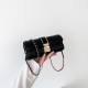 Bag female 2024 new summer stone pattern cylinder bag fashion texture texture niche design messenger chain pillow bag