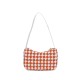 Korean version of the net red messenger bag popular plaid small bag women's bag 2024 new tide simple shoulder axillary bag