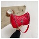 Simple Lingge New Shoulder Bags Fashionable Girls Bag Chain Chain Western Small Shopping Shoulder Body Bag