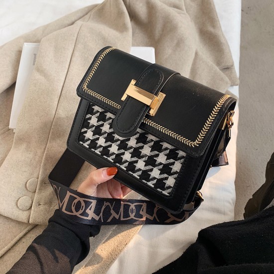 Cross -border women's bag new trendy retro small square bag all -match versatile shoulder bag Korean fashion crossbody bag