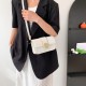 This year's popular new ladies commute small bag 2024 Summer foreign pure color simple shoulder messenger small bag