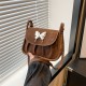 Freshly folds in summer, casual new fashion texture, messenger bag, fresh solid color bow, armpit bag