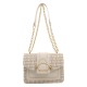 2024 new trend plaid casual women's bag Xiaoxiangfeng metal lock chain Shop shoulder bag messenger Xiaofang women's bag