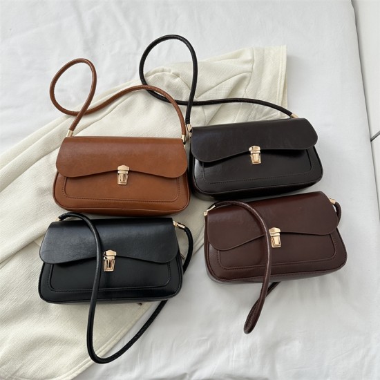 2024 new high -level sense niche underarms bag female wild retro fashion small square bag Korean trend shoulder bag