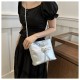 Korean sense niche design large -capacity bag female 2024 summer new fashion, simple shoulder oblique cross -tote bag