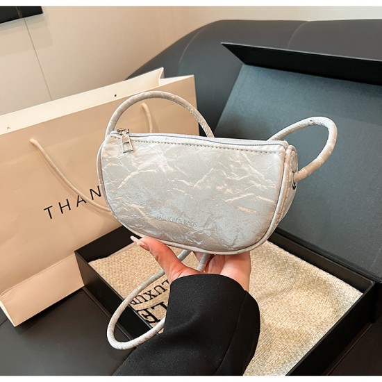 2024 New Summer Personalized Crossbody Bag Fashion Non -Blocks Shoulder Bag Female Women's Women's Fortunately Burst