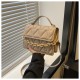 2024 new fashion trend retro handbags, small square bag chain bag, shoulder mesengers, cross -border women's bag