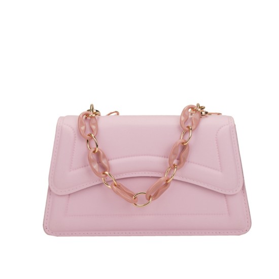 2024 new fashion trend small square bag foreign qi simple chain ladies shoulder messenger bag niche shoulder strap women's bag