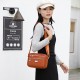 Cross -border women's bag multi -layer messenger small bag 2024 new simple waterproof nylon shoulder small square bag light shoulder bag