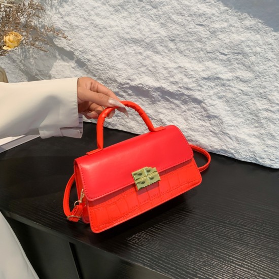 Retro handbag female 2024 Winter new tide fashion crossbody bag Han Guozhong versatile INS crossbody bag