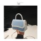 Retro handbag female 2024 new Korean version of the stitching contrasting color ins -shoulder messenger bag