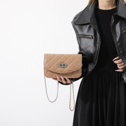 Linding chain bag female 2024 new fashion high -level sense INS messenger bag wild mini -shoulder small bag