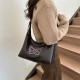 2024 spring new fashion casual shoulder bag simple and fashionable large -capacity big capacity tote bag casual simple bucket bag