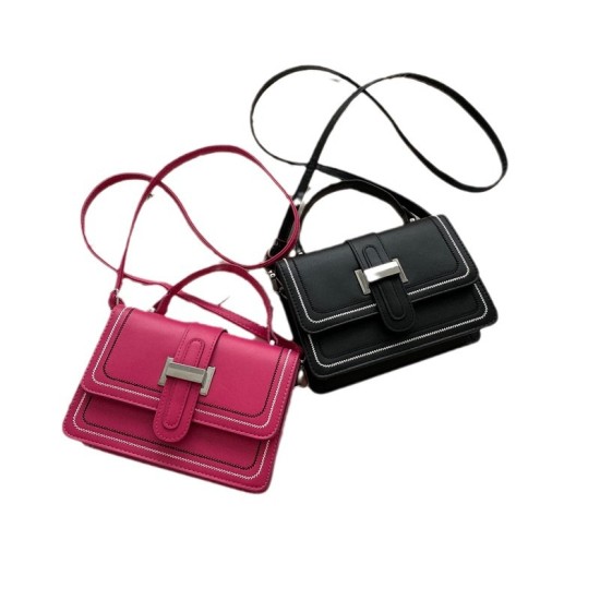 2024 new high -quality handbags, simple retro and exquisite small square bag women's fashion versatile shoulder mesengers