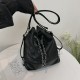 Summer texture, foreign gas, large capacity, backpack female 2024 new popular shoulder bag solid color multi -use mesengers