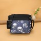 Cross -border foreign trade new women's bag European and American fashion Gothic skull printed shoulder mesengers simple trend women's bag