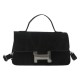 Cross -border bags fashion fashion simple shoulder bag new INS handbags babes stone pattern pure color meseped small bag