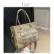 New fashionable shoulder oblique leisure, fresh, simple nylon handbag, handbaged hand -carried large -capacity tote bag