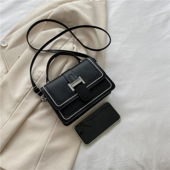 2024 new high -quality handbags, simple retro and exquisite small square bag women's fashion versatile shoulder mesengers